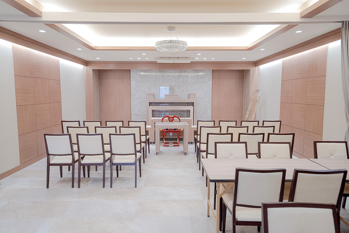 町屋斎場の一体型式場