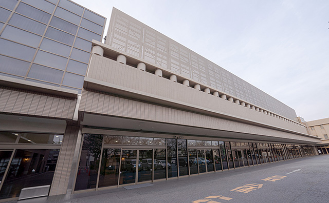 町屋斎場の外観